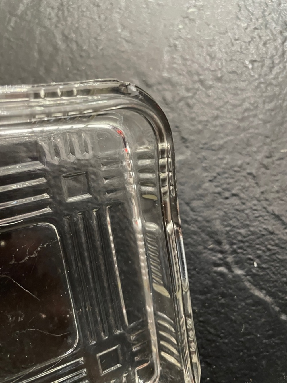 Clear Glass Square Accessory Case - Transparent - Picture 8 of 9